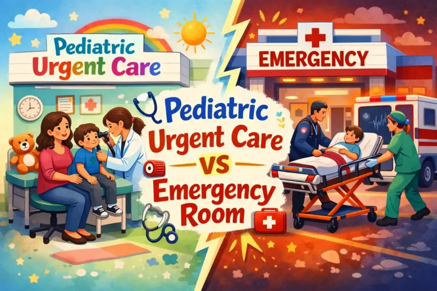 Pediatric Urgent Care vs Emergency Room